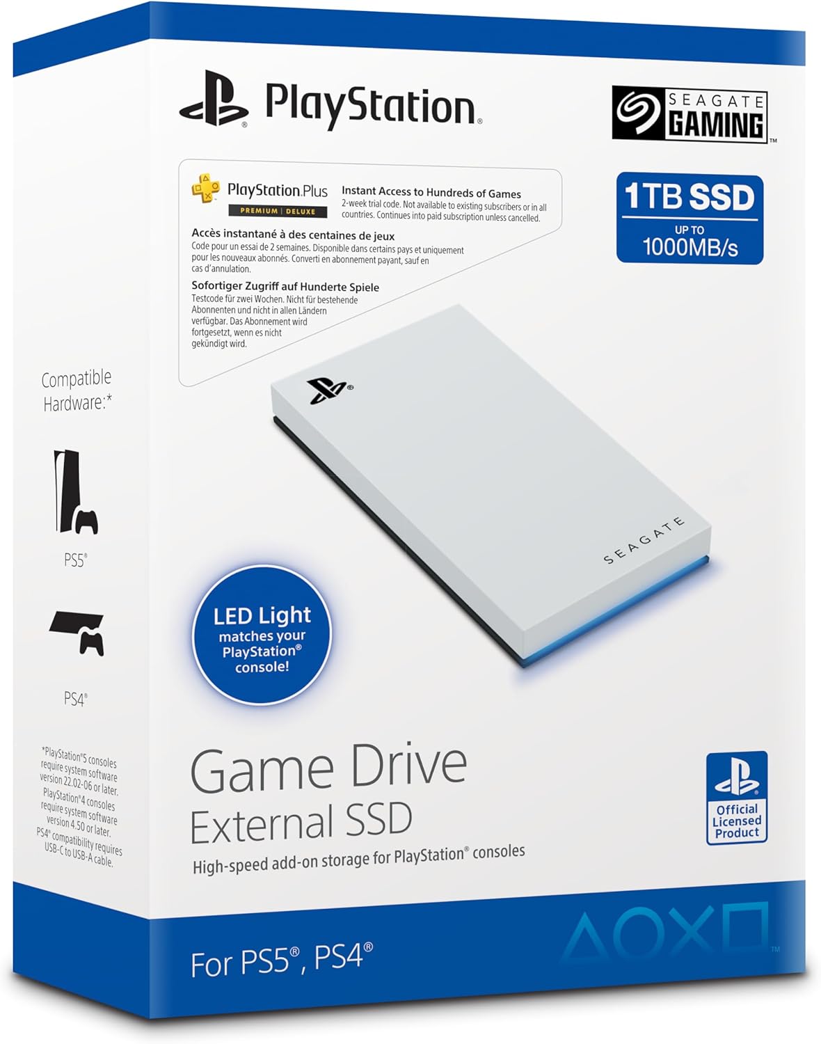 Seagate Game Drive SSD 1TB