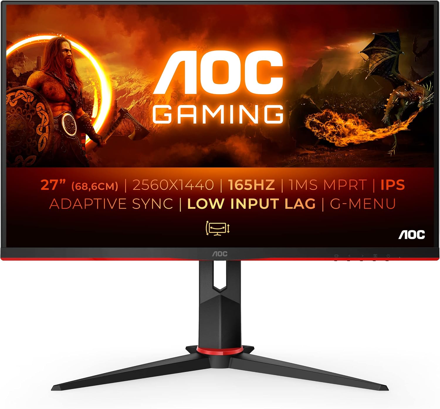 AOC Q27G2S 27 pulgadas QHD 165 Hz IPS