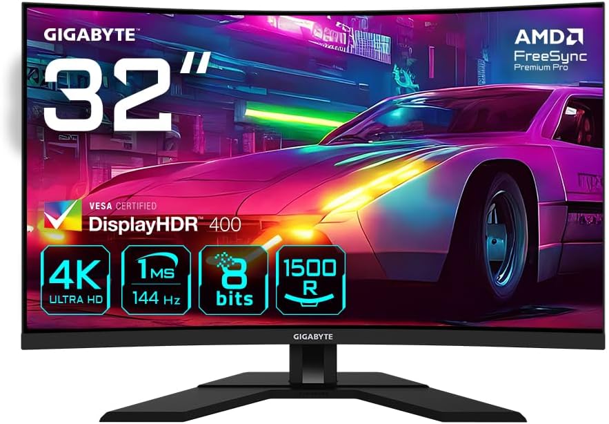 Gigabyte M32UC 31.5" Curved 4K Gaming Monitor